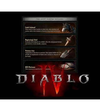 Diablo 4 - Crypt Hunter Pack DLC XBOX One / Xbox Series X|S Xbox Series X|S Key GLOBAL